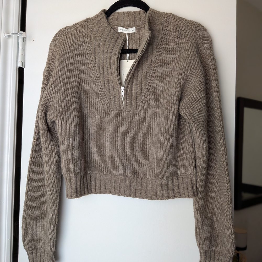 Cotton Cowl Neck Sweater